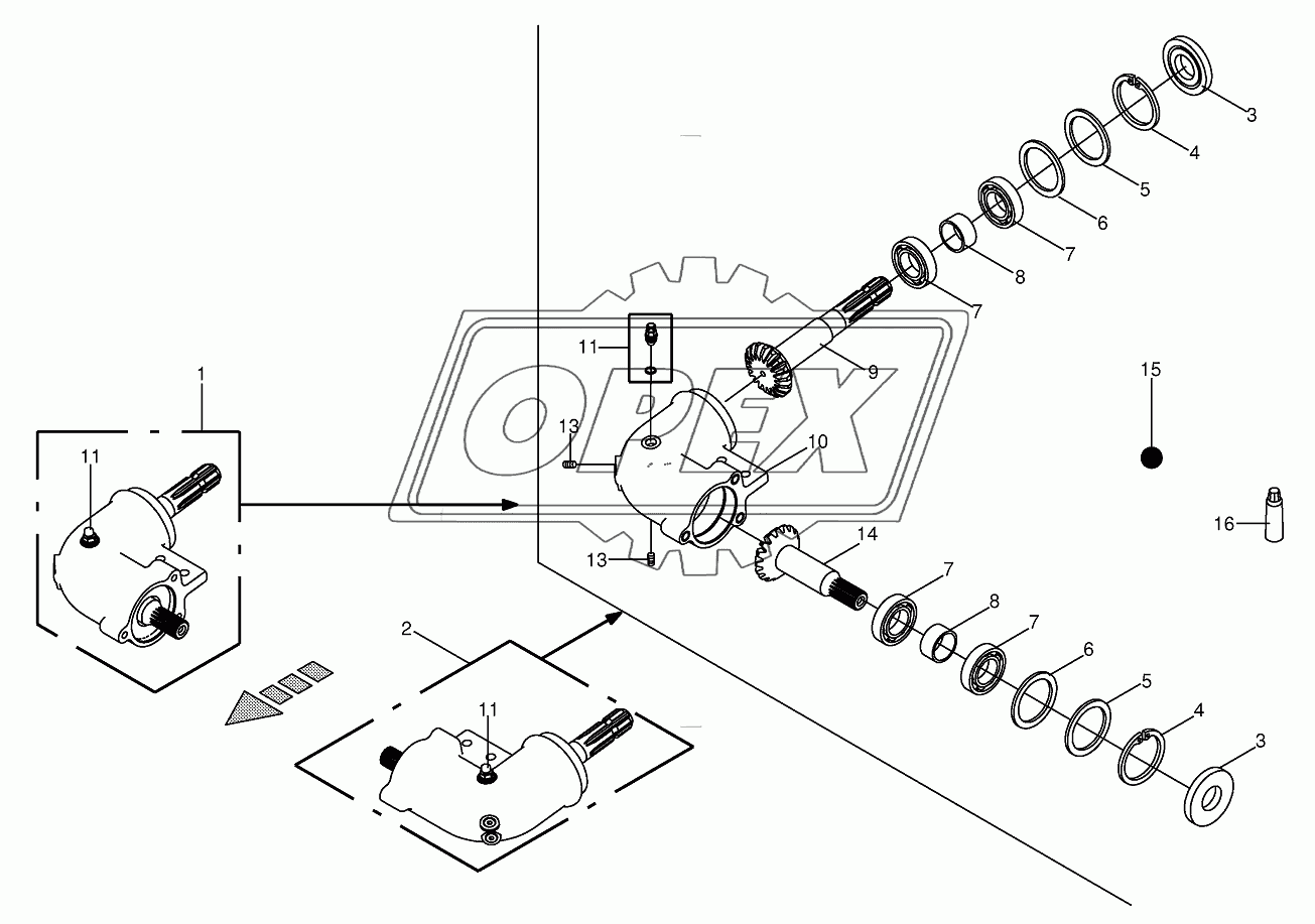 Angle gear