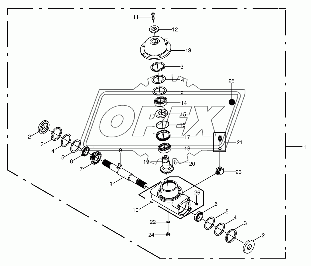 Fettler gear left 822346-860000