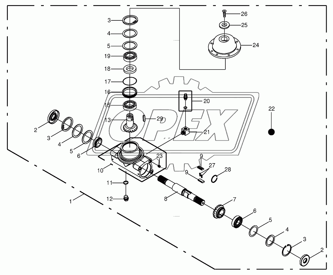 Fettler gear right 822346-