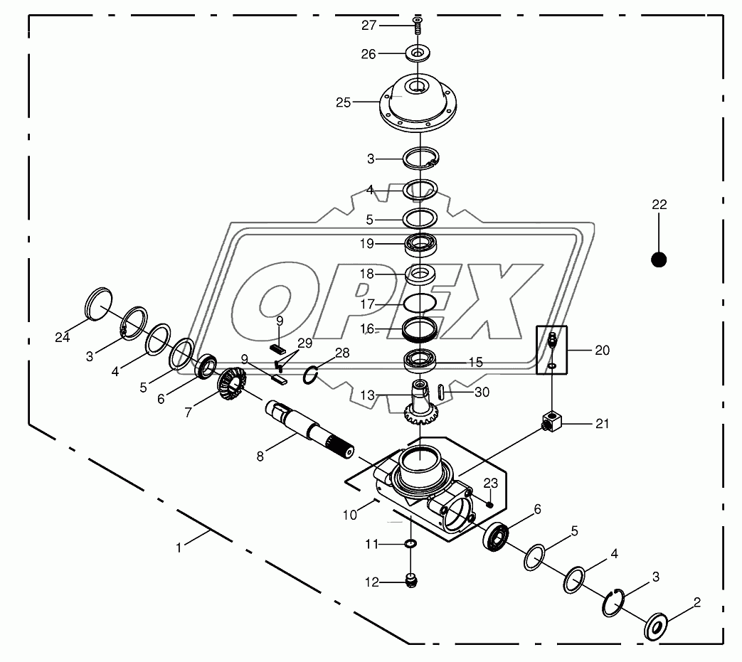 Fettler gear left-inside 822346-