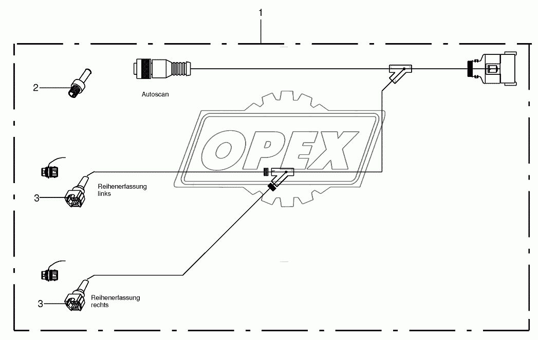 Wiring harness-Mittelspitze