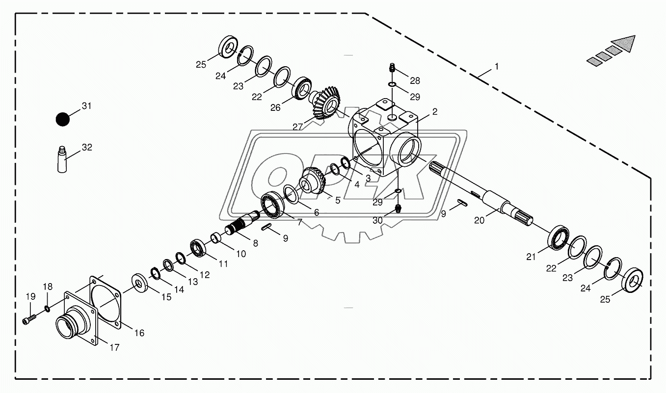 Main transmission-Addition CL 493/494