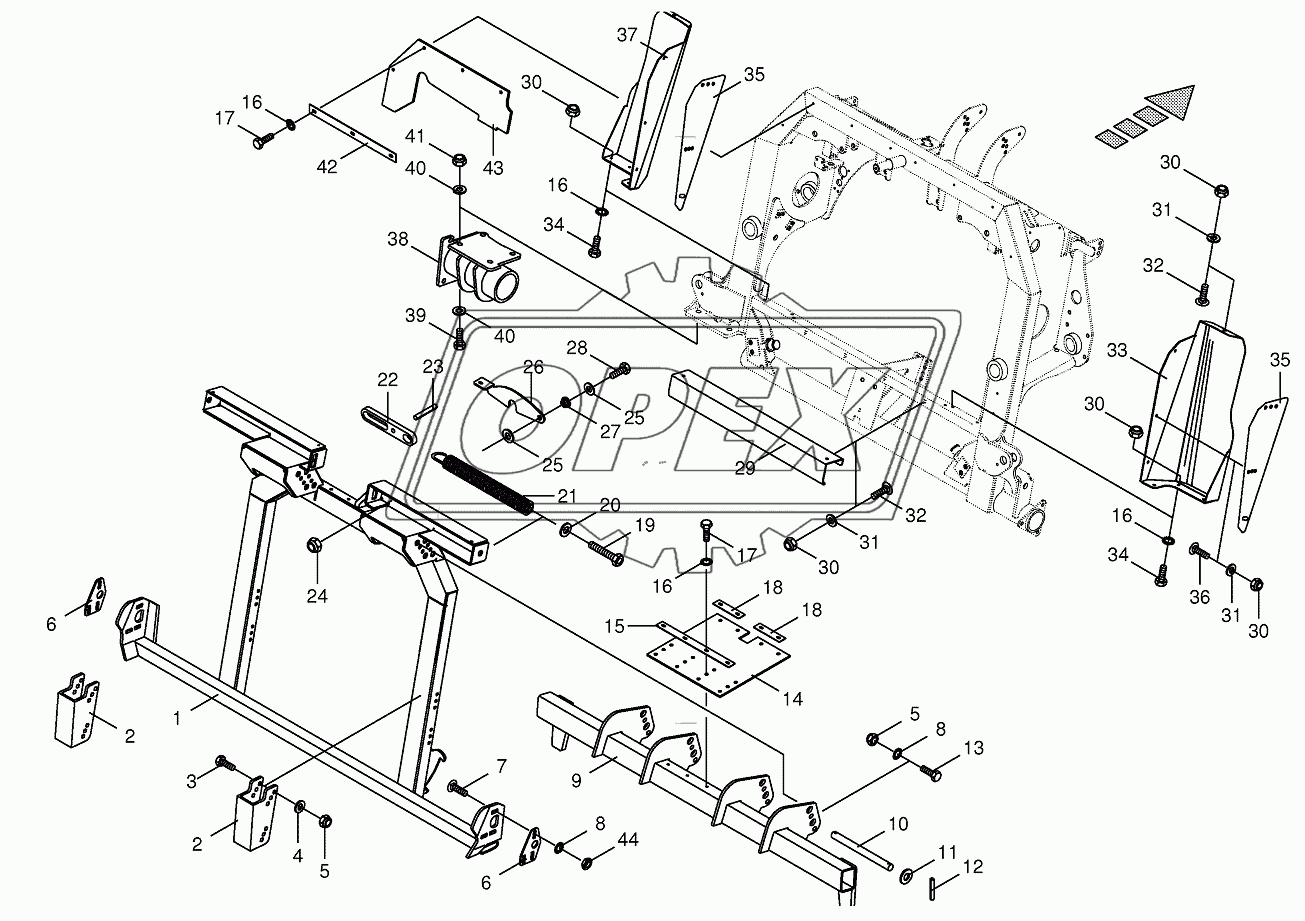 Pivoting frame-Addition JD