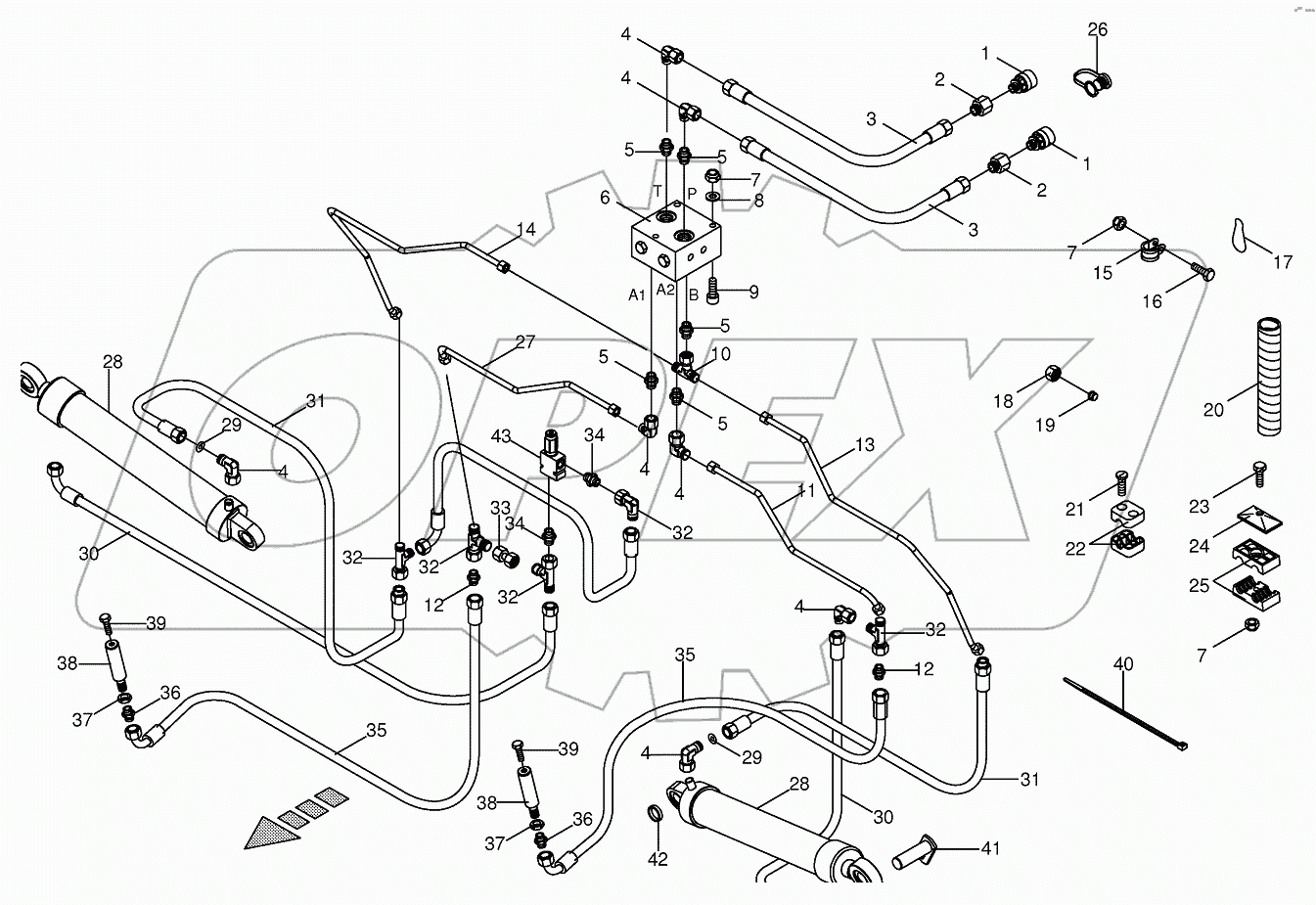 Hydraulics-lift 842001-