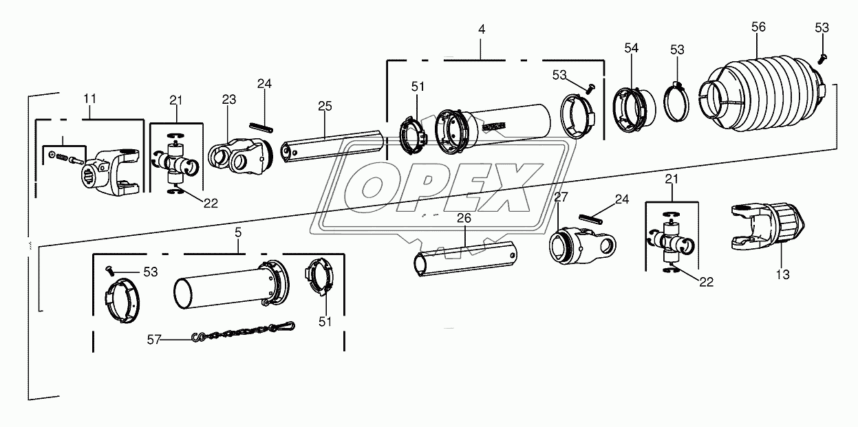 Pto drive shaft-CL