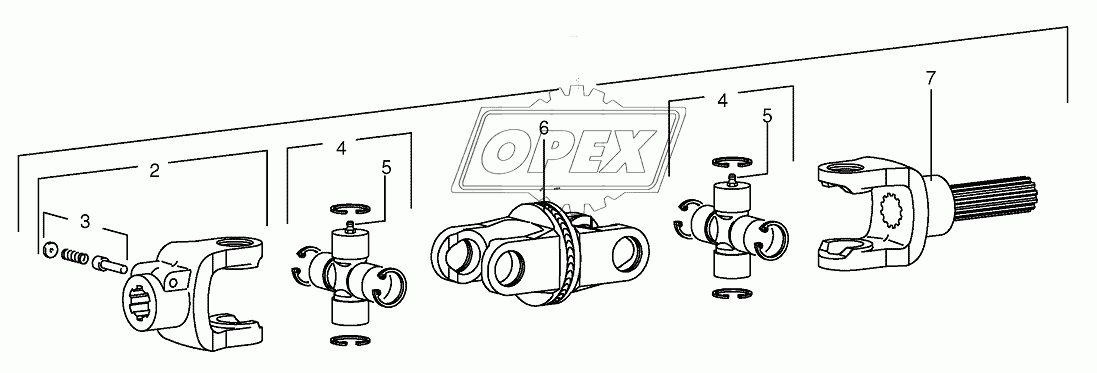 Double universal joint-CL 493/494