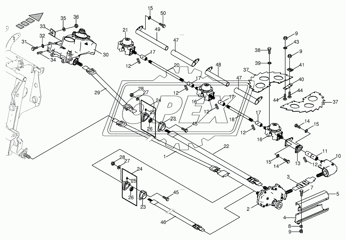 Drive cpl. 731700 - 753000