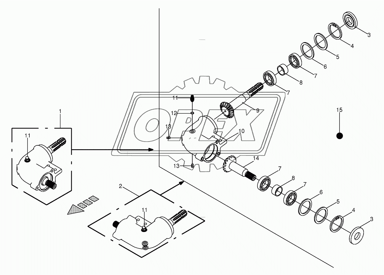 Angle gear