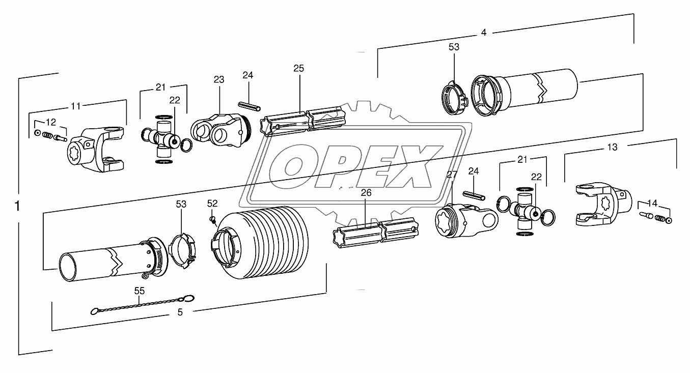 Main Pto shaft 35.0