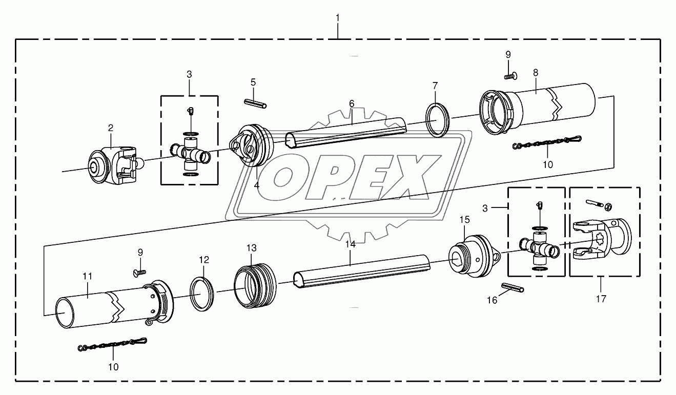 Main Pto shaft 36.0