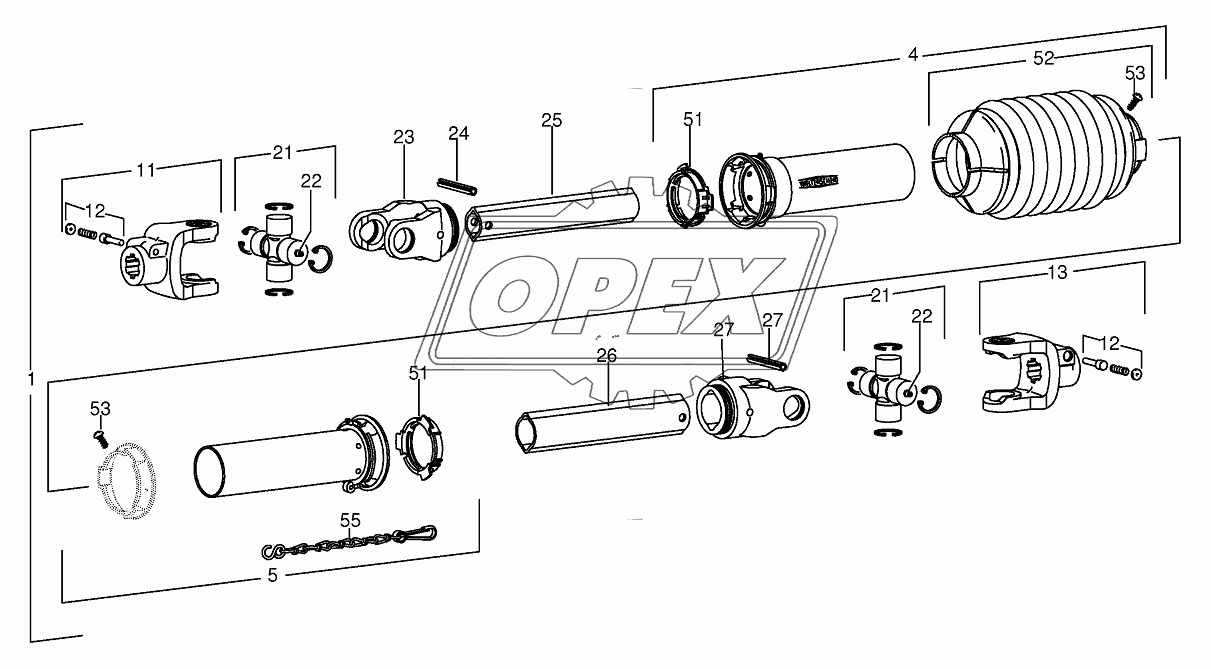 P.T.O shafts Walterscheid