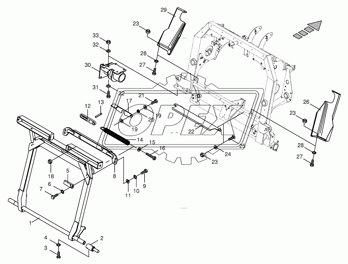 Pivoting frame-Addition NH