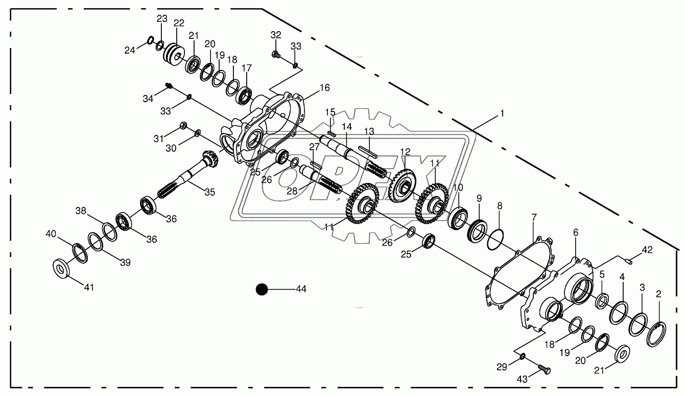 Auxiliary gearbox