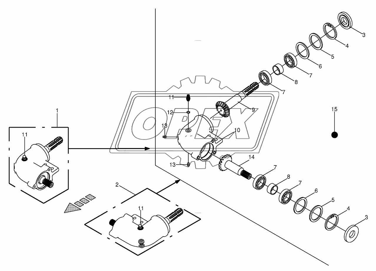 Angle gear