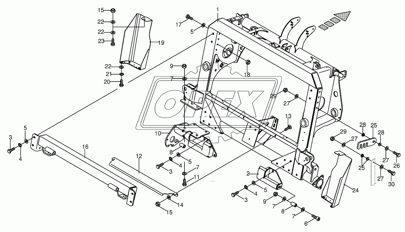 Adapter frame-Addition NH