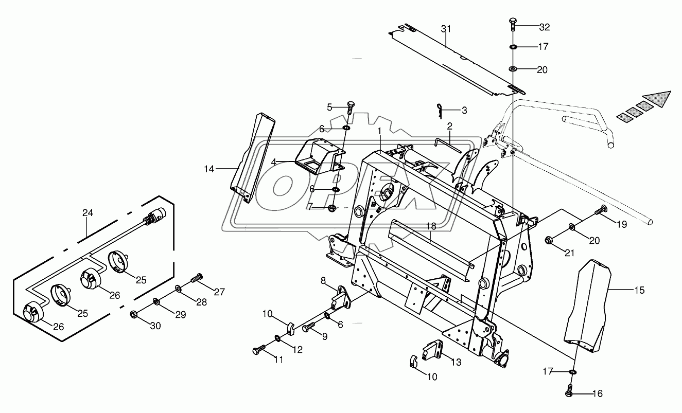 Adapter frame-Addition CL