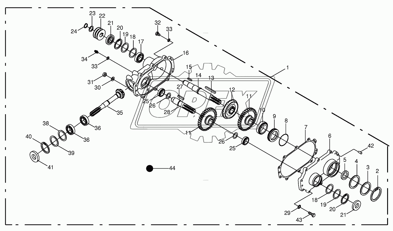 Auxiliary gearbox