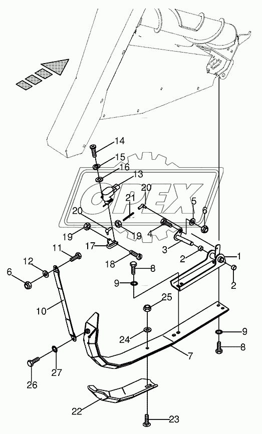 Adaptation to ground contoure