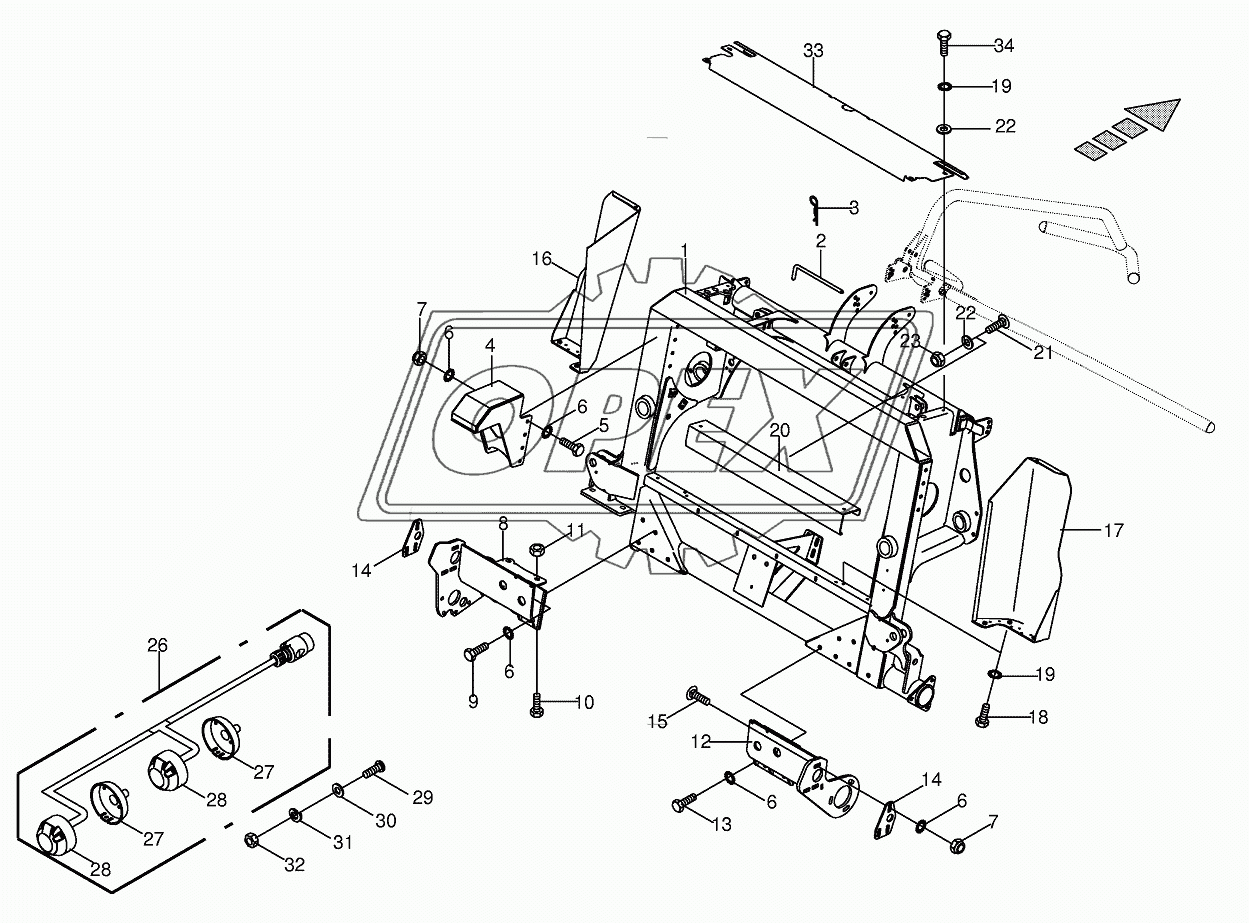 Adapter frame - Addition JD