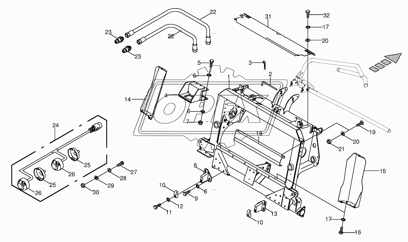 Adapter frame - Addition CL