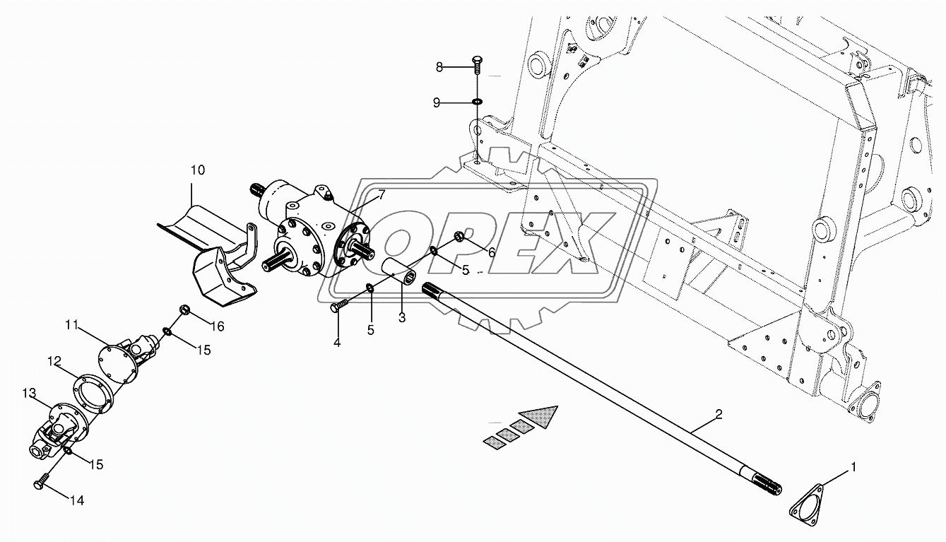 Drive Adapter frame - Addition CL