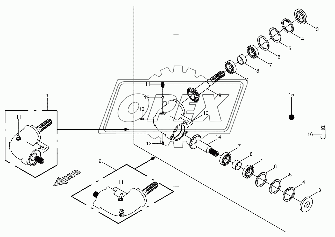 Angle gear