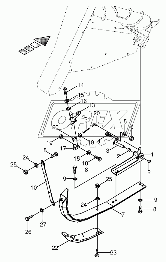 Adaptation to ground contoure