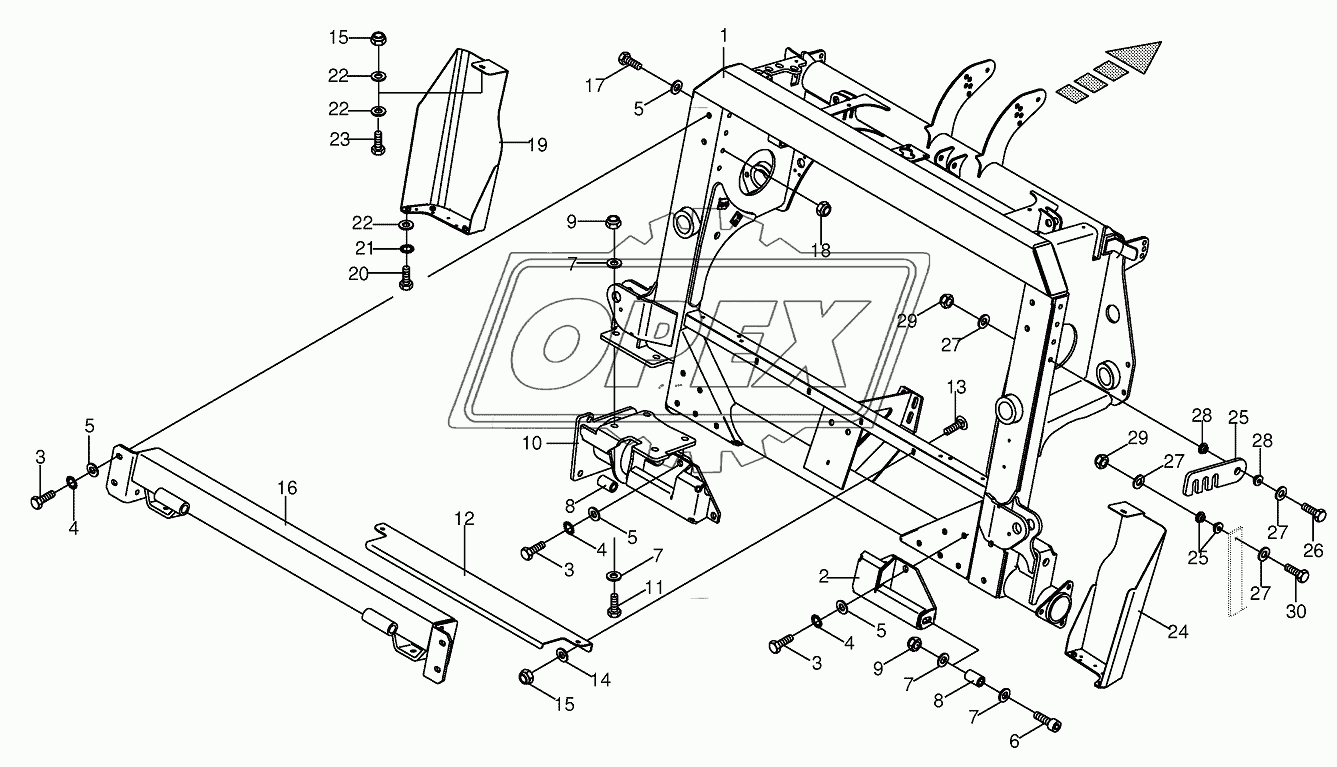 Adapter frame-Addition NH