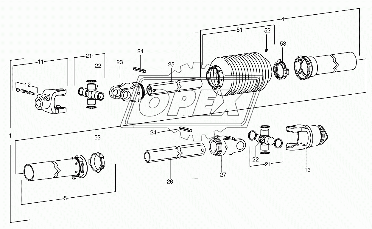 Pto drive shaft-CL