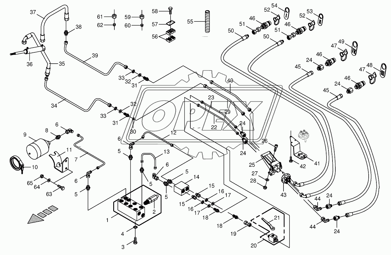 Hydraulics - control bloc 23.0