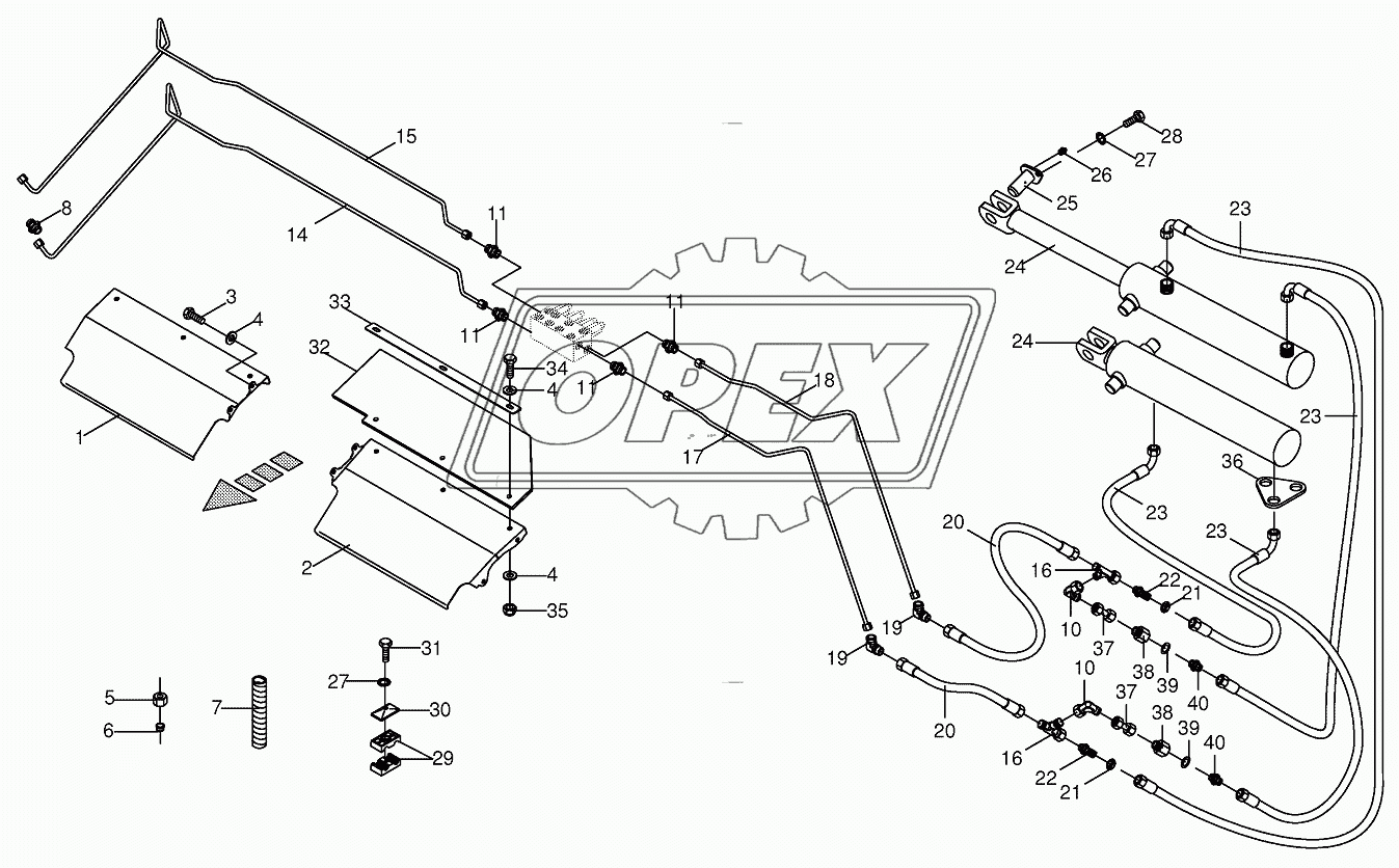 Hydraulics - lift