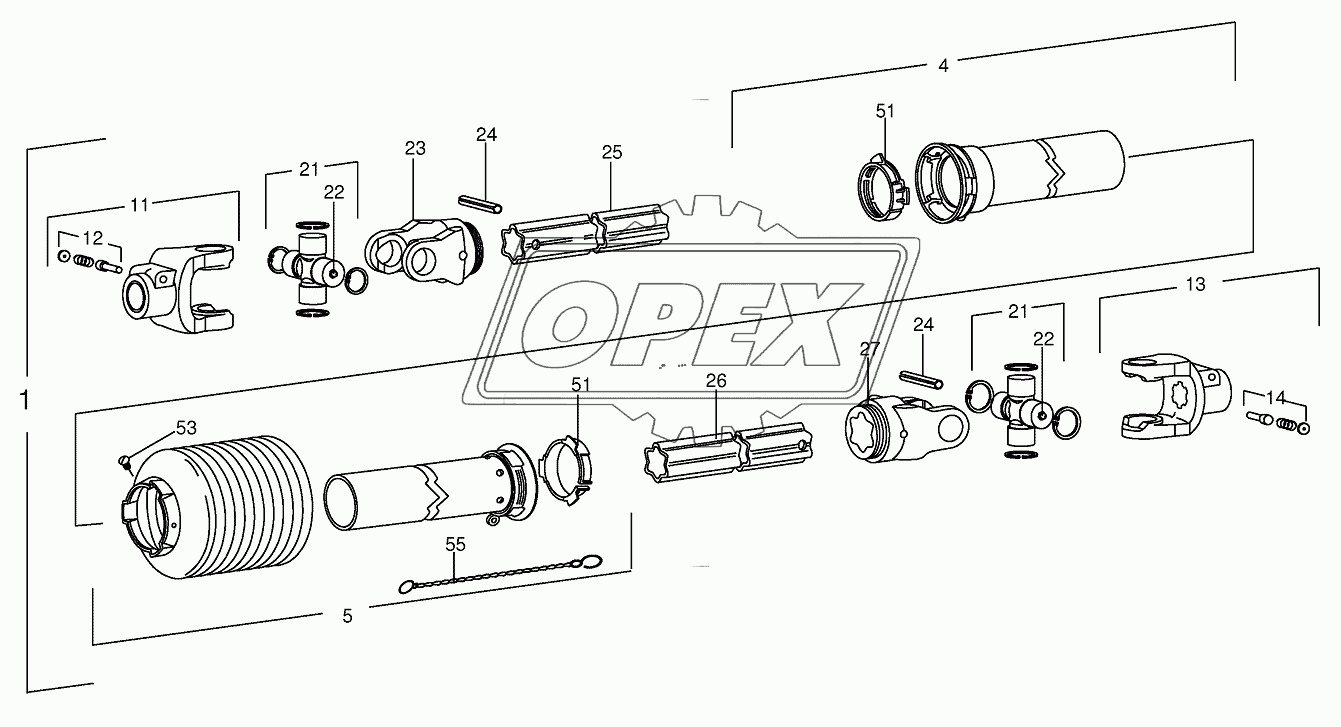 Main Pto shaft 30.0