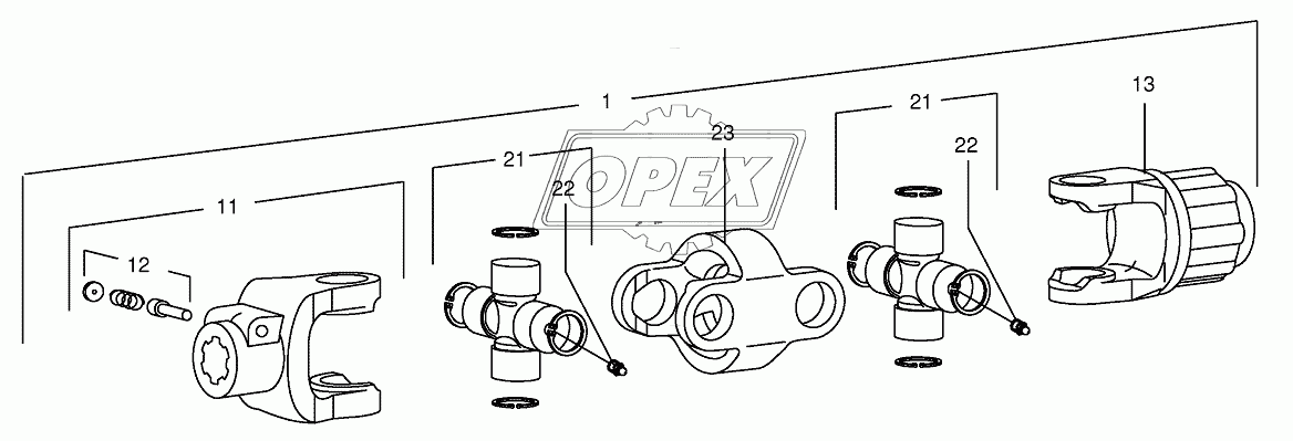 Double universal joint 1