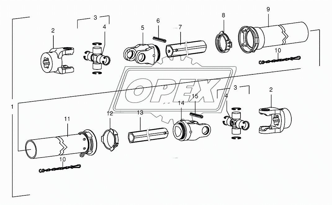 P.T.O shafts 37.0