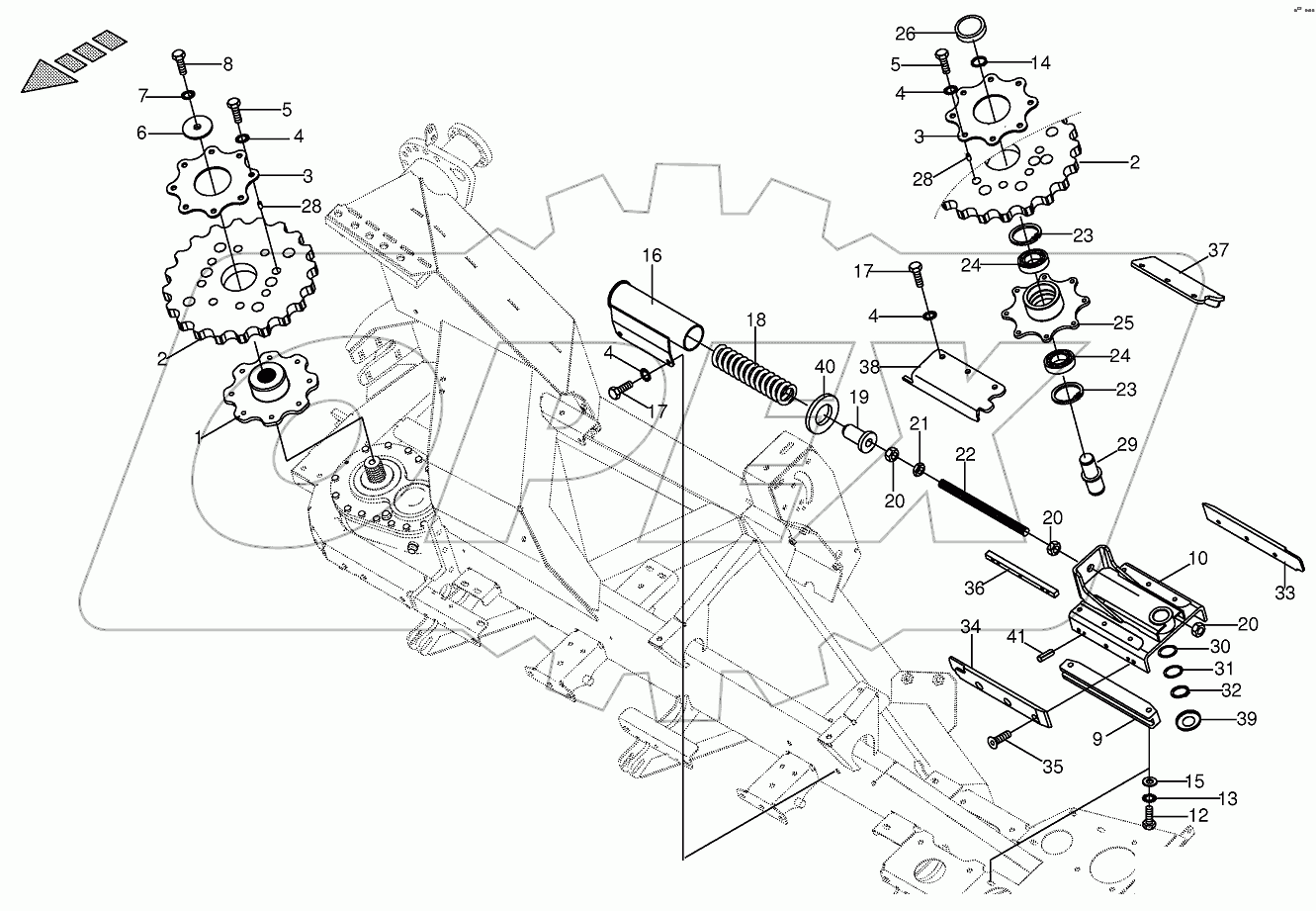 Guide wheel 820001 -