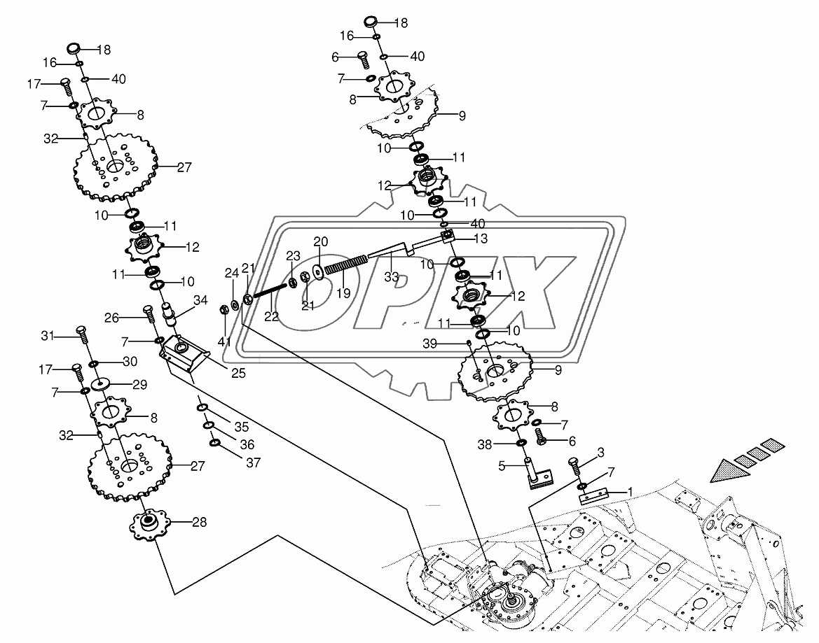 Guide wheel 820001 - 1