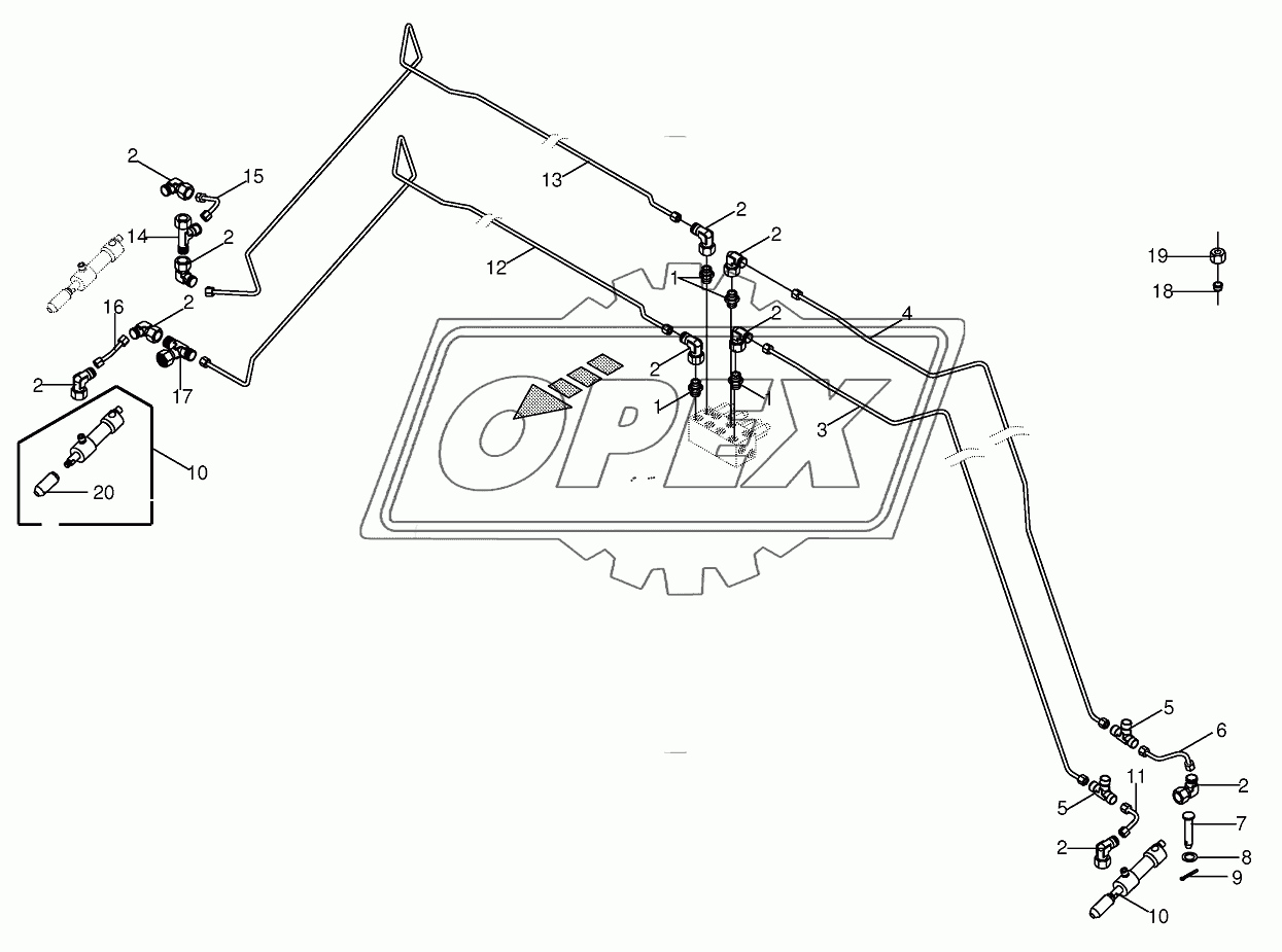 Hydraulics-locking mechanism