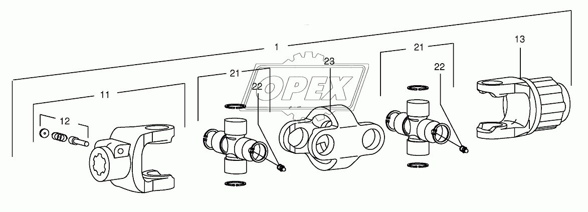 Double universal joint