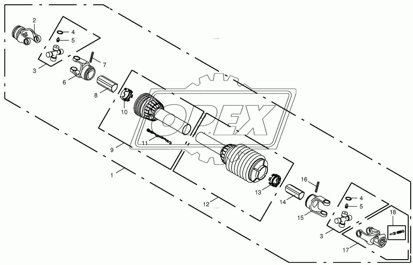 P.T.O shafts - Krone T 40 1