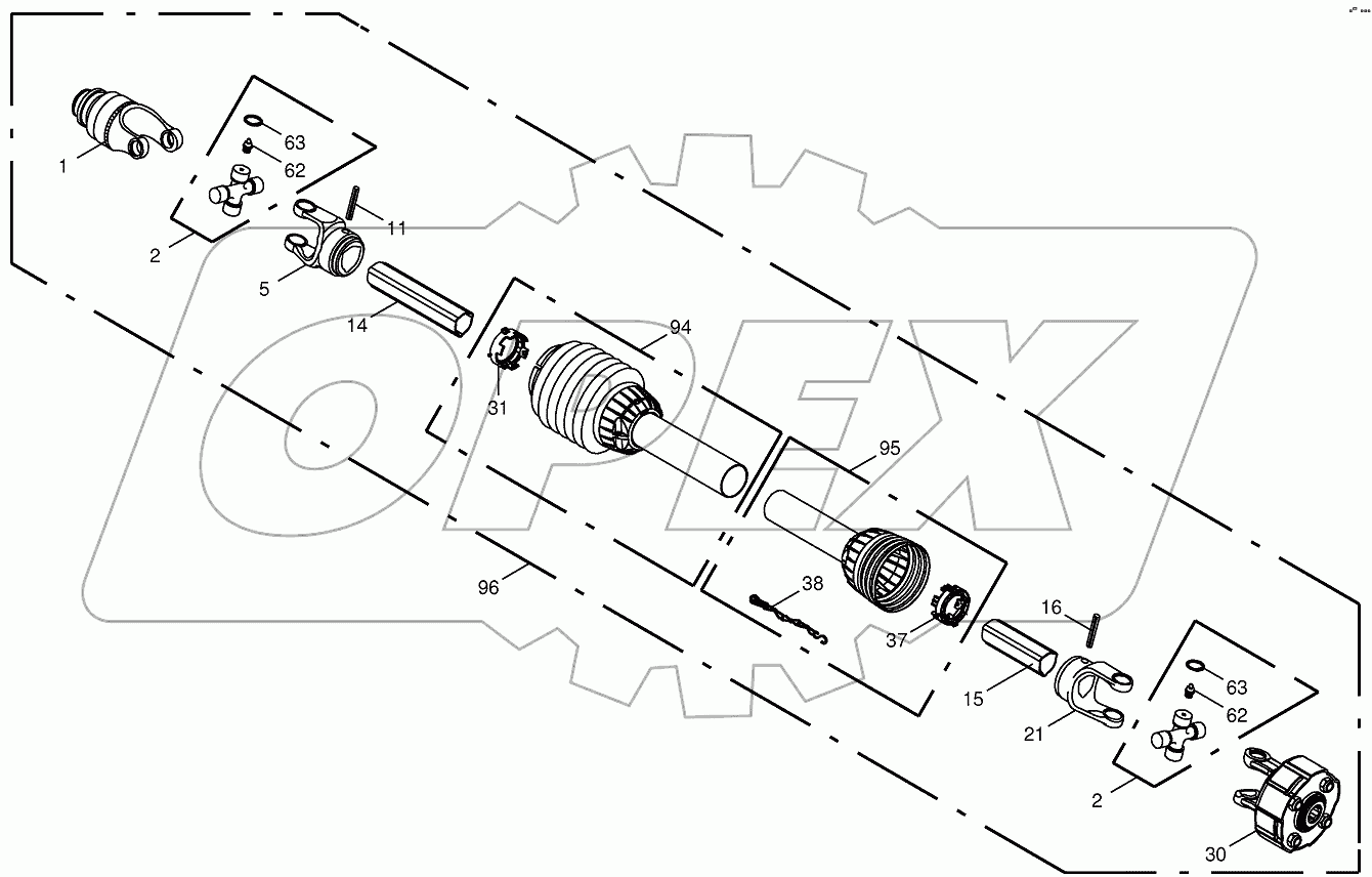 P.T.O shafts - Krone T 40