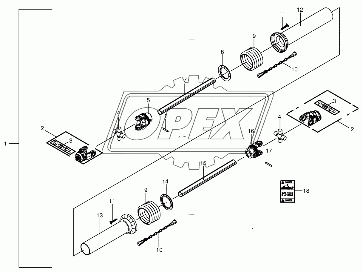 Main Pto shaft 3