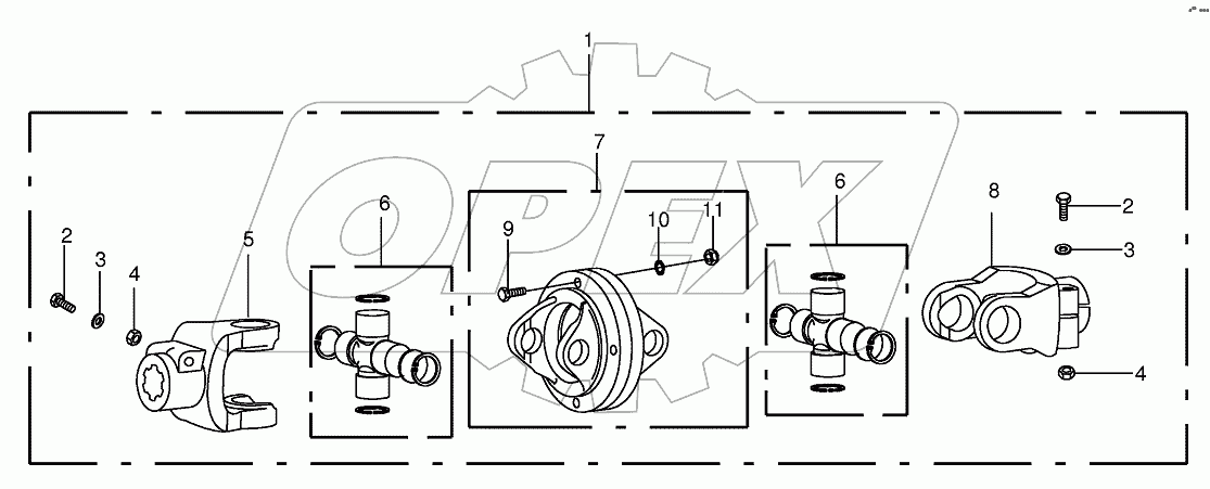 Doule universal joint
