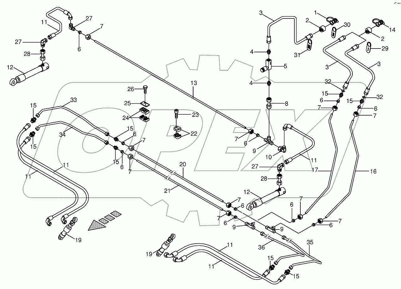 Hydraulics cpl. EF 3000