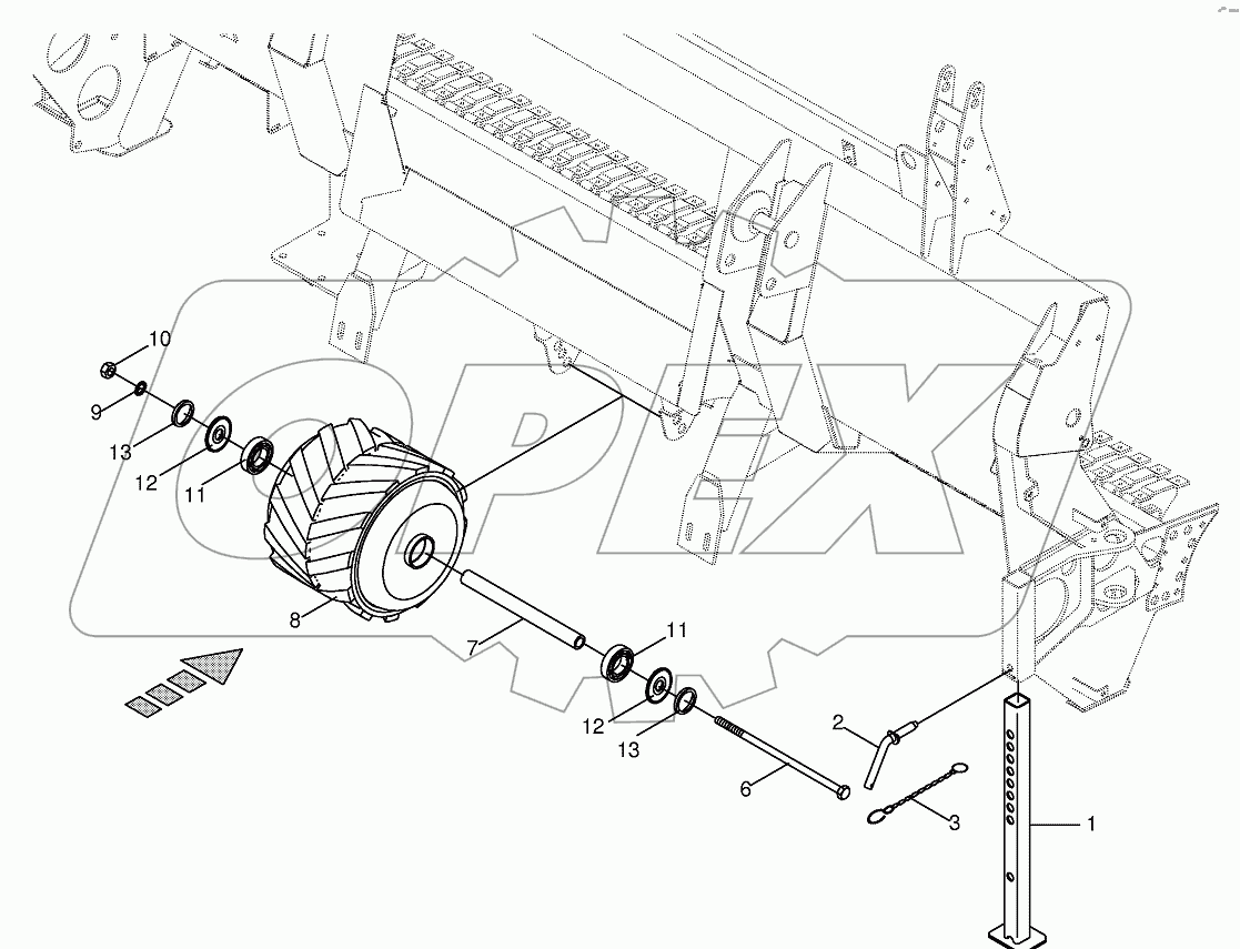 Parking food/Wheel-EF 3001