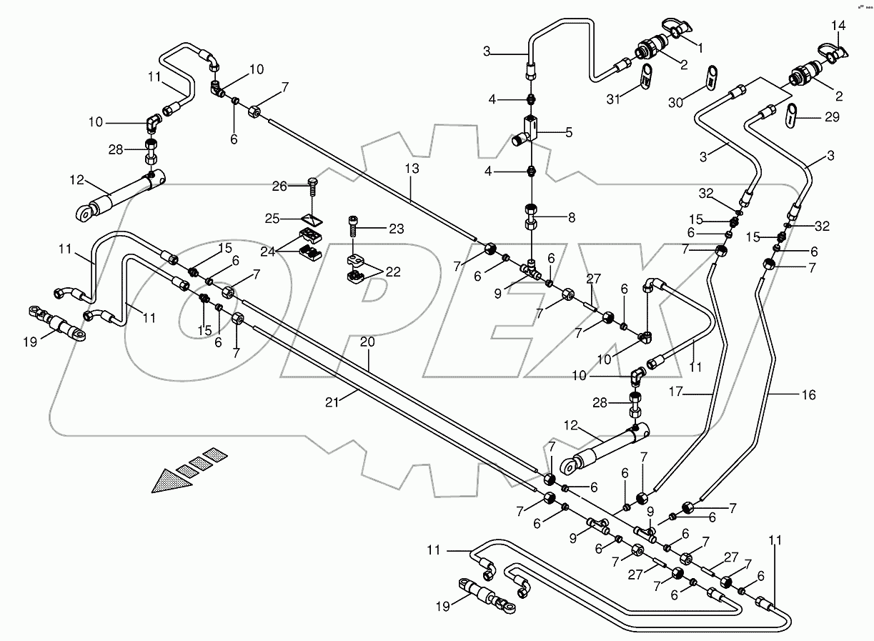 Hydraulics cpl.-EF 3801