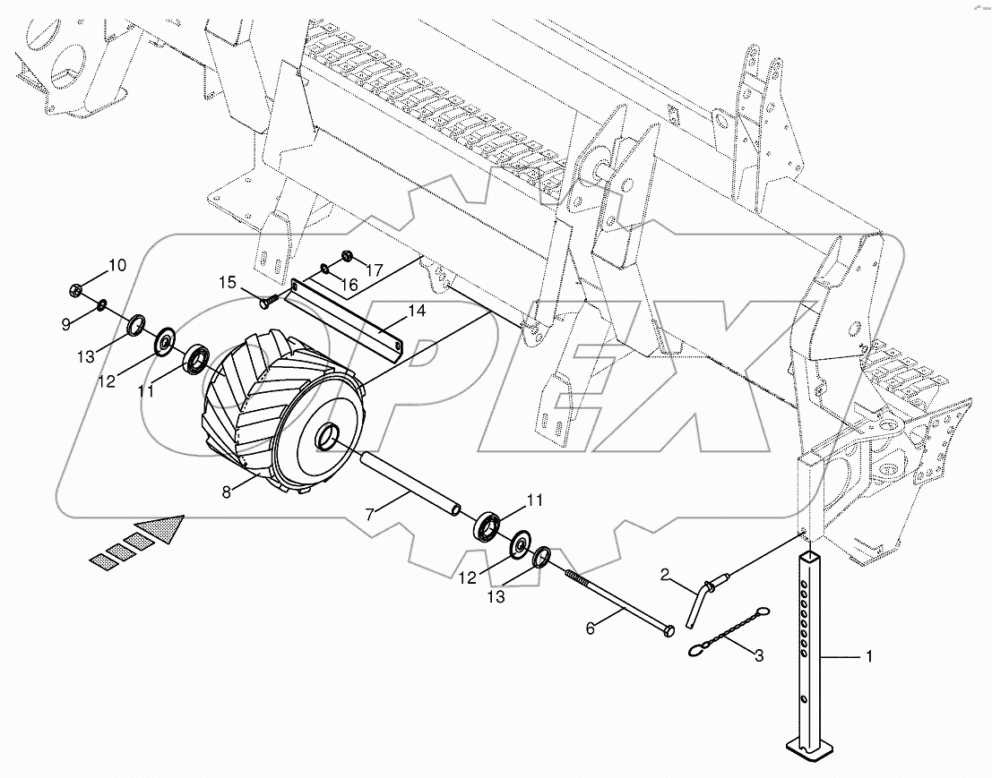 Parking food/Wheel-EF 3001
