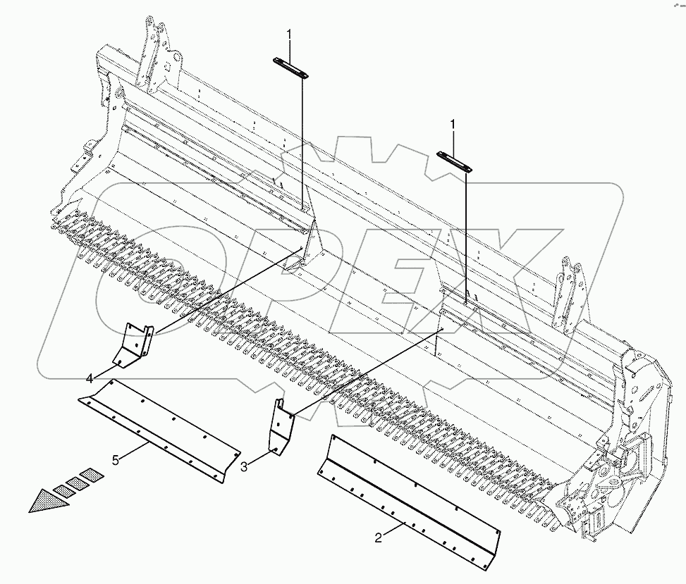 Wearing plates -HD parts