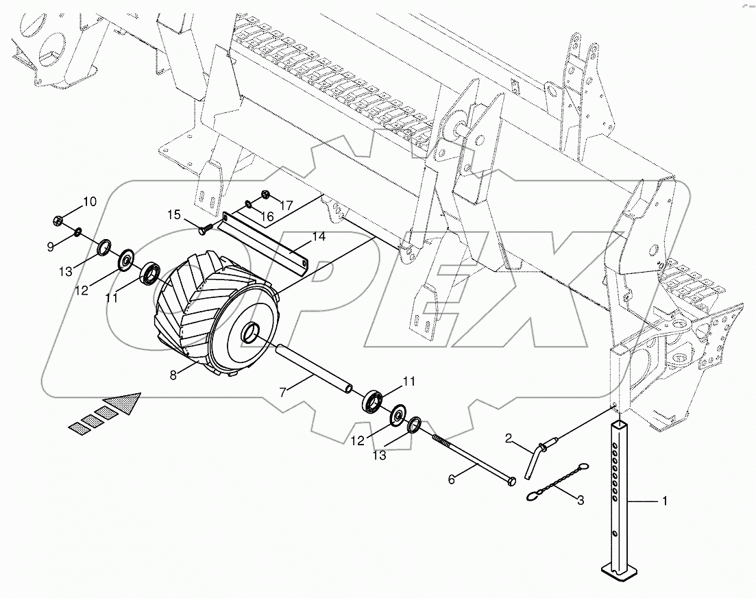 Parking food/Wheel-EF 3001