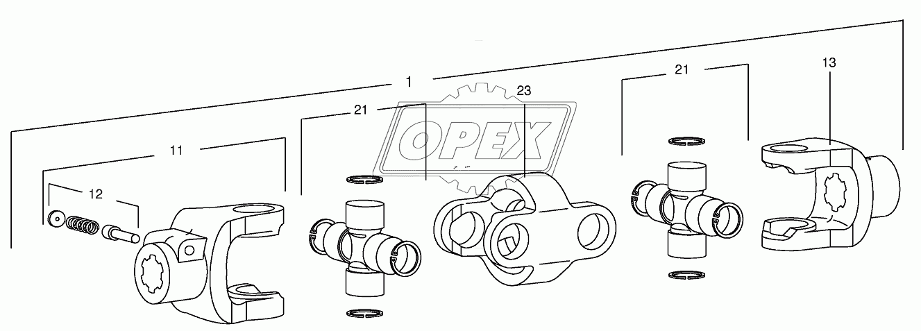 Double universal joint 1