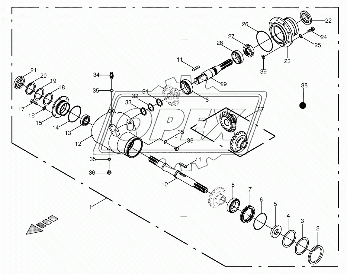 Main gearbox 619440 - 752300